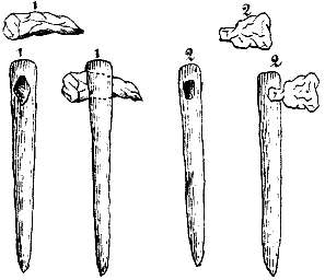 Flint Tools and Probable Handles