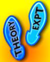 Thumbnail drawing of two footprints, one labeled Theory and the other Experiment