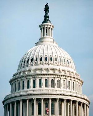 U.S. Capitol Dome with Statue of Freedom