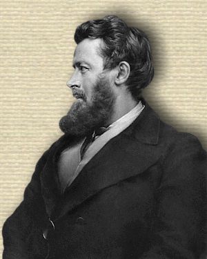 Walter Bagehot, upper body, facing left