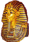 Gold funerary mask of Tutankhamun