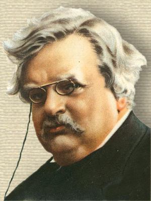 G.K. Chesterton - Face - portrait from Wills's Cigarettes card