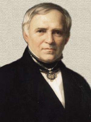 Portrait of Christian Gottfried Ehrenberg - head and shoulders