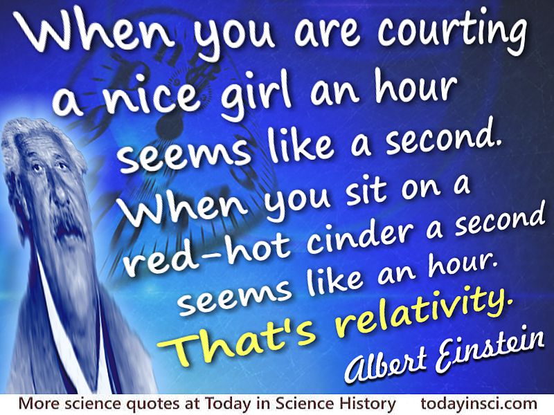 Albert Einstein quote That is relativity. Background by geralt.