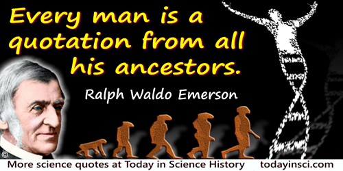 Ralph Waldo Emerson quote: Every book is a quotation; and every house is a quotation out of all forests and mines and stone-quar