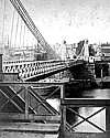 Thumbnail - First US wire suspension bridge