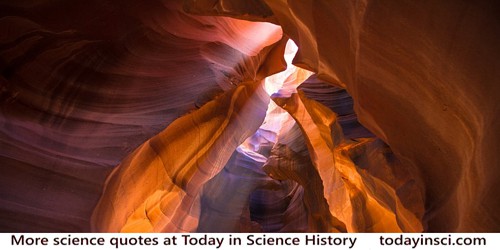 Photo of angular, deeply scalloped narrow canyon