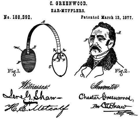 Earmuffs Patent page 1