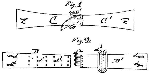 Garment Straps - Patent 121,992
