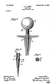 Patent Drawing Patent 638,920 - Golf Tee - George F. Grant