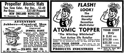 Advertisements for Propeller Beanies from Billboard Magazine (12 Jun 1948)