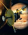 Thumbnail - Galileo spacecraft orbits Jupiter