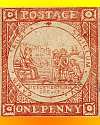 Thumbnail - World's first pictorial stamp