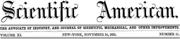 New York Daily Times logo for Tuesday, November 12, 1855