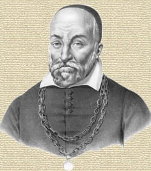Hieronymus Fabricius - engraving - head and shoulders