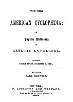 Title Page, The New American Cyclopædia