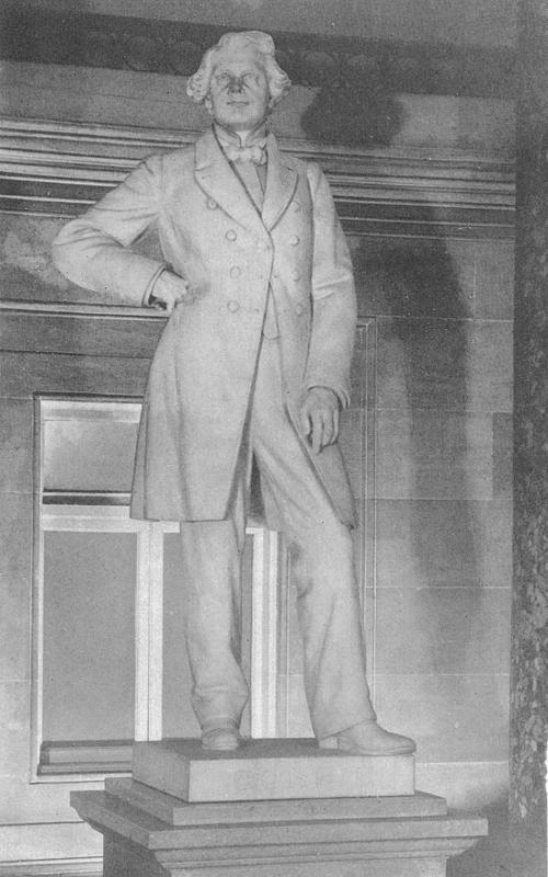 Statue of Dr. John Gorrie in Statuary Hall of the Capitol of the United States - full body