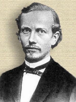 Photo of Hermann Hankel, head and shoulders, facing front