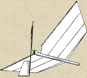 Fig. 76. Flying-machine model the “48 band-screw”
