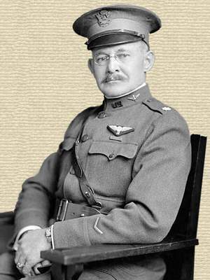 Photo of Major Henry Hersey in military uniform - seated - upper body