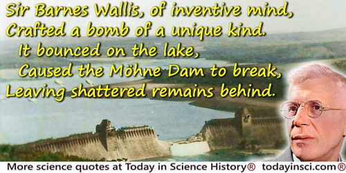 Artificial Intelligence quote: Sir Barnes Wallis, of inventive mind,