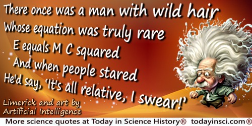 Artificial Intelligence quote: There once was a man with wild hair