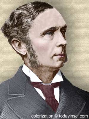 Morell Mackenzie - photo head and shoulders - colorization © todayinsci