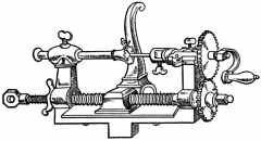 French Screw-Cutting Lathe, about 1740