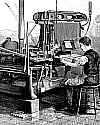 Thumbnail of the cover image, engraving of Linotype machine and operator on stool at keyboard in front