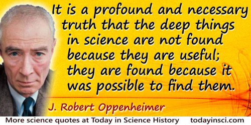 J Robert Oppenheimer Quotes 40 Science Quotes Dictionary Of 