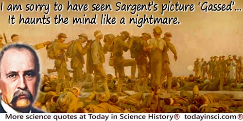 William Osler quote: It haunts the mind like a nightmare