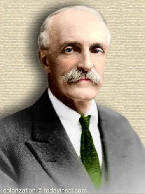 Gifford Pinchot - head and shoulders facing front - colorization © todayinsci.com