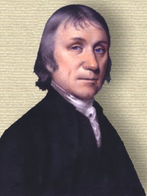 Joseph Priestley - head and shoulders - Pastel portrait by Ellen Sharples circa 1797