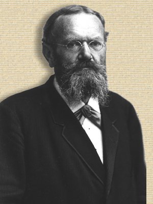 Photo of Ernst Schröder, upper body, facing front, b/w