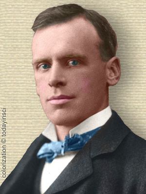 Portrait photo of Ernest Starling, head and shoulders, facing forward