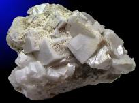 Cryolite crystals