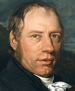 Richard Trevithick, head facing right, detail cropped from a portrait.