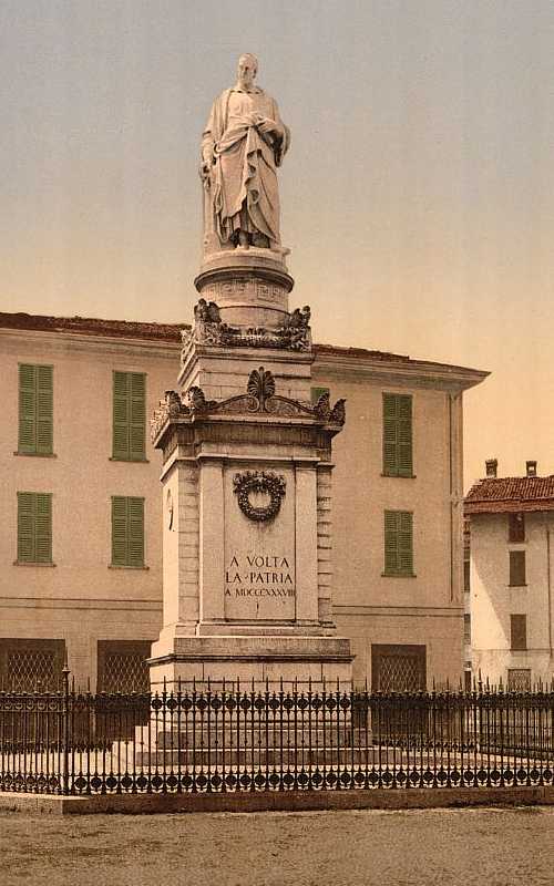 Alessandro Volta Monument, Pavia, Italy