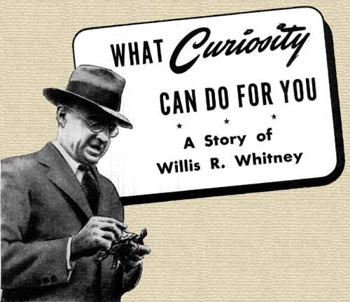 Heading art for What Curiosity Can Do For You - A Story of Willis R. Whitney